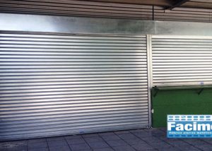 Cierres enrollables FC 85 instalados en Alcorcon